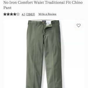 Lands' End Men's Sage Chinos